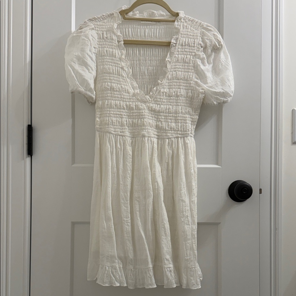 Flowy White Women's Dress